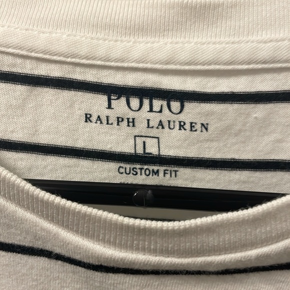Polo Ralph Lauren Casual Striped Short Sleeve T Shirt - Picture 4 of 4